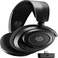 New SteelSeries Arctis Nova 7 Wireless Multi-Platform Gaming Headset – Simultaneous Wireless 2.4GHz & Bluetooth – Comfort Design - Fast Charging 38Hr Battery – PC, PS, Switch, Mobile, black, large