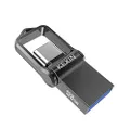 KEXIN 128GB USB C Flash Drive USB 3.0 Metal Dual Drive 128 GB Photo Stick Pocket-Size OTG Memory Stick for Type-C Android Smartphones Tablets, Black