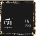 Crucial P3 Plus 2TB PCIe 4.0 3D NAND NVMe M.2 SSD, up to 5000MB/s - CT2000P3PSSD8, Black
