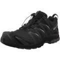 Salomon Men's XA PRO 3D Gore-TEX Trail Running Shoes, Black/Black/Magnet, 12