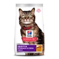 Hill's Science Diet Feline Adult Sensitive Stomach & Skin Dry Cat Food, 1.58kg,White