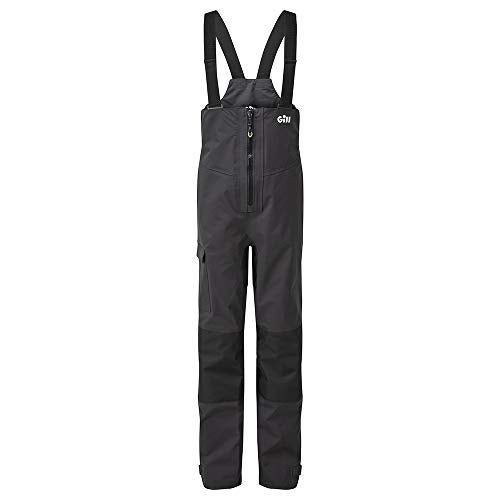 Gill Women's Coastal Waterproof Rain Overalls OS32TW Graphite 16 (Women's Coastal Trouser Graphite) Fishing
