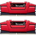G.SKILL Ripjaws V Series DDR4 RAM 16GB (2x8GB) 2400MT/s CL17-17-17-39 1.20V Desktop Computer Memory UDIMM - Red (F4-2400C17D-16GVR)