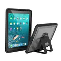 Waterproof Case for iPad 10.2 7th Edition - Waterproof 6.6 ft - Full Body Protection, Heavy Duty Drop Proof 4ft, Kickstand, True Acoustic Sound Technology, Built-in Screen Protector - Stealth Black