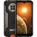 DOOGEE Rugged Smartphone, S96 Pro (Official) Cell Phone Unlocked, 8GB + 128GB, Night Vision Camera, 48MP Quad Camera, 6350 mAh, Helio G90,IP68 Waterproof Smartphone GPS/NFC/Android 10 2021(Orange)