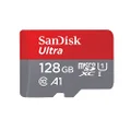 SanDisk Ultra A1 MicroSDXC UHS-I U1 Memory Card with SD Adapter, 128GB
