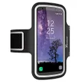 Trianium Armband, Water Resistant Large Cell Phone Armband for iPhone Xs/XS Max/XR/X/8 Plus, Galaxy S10/S10e/S10+/S9/S9/Note 9, Google Pixel 2 XL and More for Workout Band Skin & Key Holder(2nd Gen)