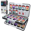 HEIYING Game Card Case for Nintendo Switch&Switch OLED,Customized Pattern Switch Lite Game Card Case with 48 Game Card Slots and 24 Micro SD Card Slots. (Game Console)