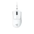 Razer DeathAdder V3 Pro - White Edition - Ultra-lightweight Wireless Ergonomic Esports Mouse (RZ01-04630200-R3A1)