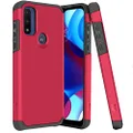 HRWireless Compatible for Motorola Moto G Pure 6.5" Case Cover MetKase Series with Spring Technology for Shock Absorption, Accidental Drops, Scratches, Heavy Duty Shockproof Hybrid Cover