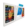 Play & Display Vinyl Record Display Frame, Displays Albums Covers, 12.5x12.5, White, Set of 3