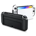 Spigen Compatible for Nintendo Switch and Switch OLED Model (2021) Case Thin Fit - Black