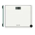 Salter Compact Digital Bathroom Scales - Toughened Glass, Measure Body Weight Metric/Imperial, Easy to Read Digital Display, Instant Precise Reading w/Step-On Feature, 15Yr Guarantee - White