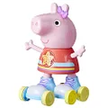 Peppa Pig Roller Disco Peppa Roller Skating Doll, Pull-and-Go Action, 11 Inch Figures, Preschool Toys for 3 Year Old Girls and Boys and Up, with Lights, Speech, and Music