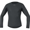Gore Men's M Gws Bl Thermo L/s Shirt, black, XL