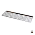 Logitech K750 Wireless Solar Keyboard for Mac - Solar Recharging, Mac-Friendly Keyboard, 2.4GHz Wireless - Silver