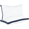 Utopia Bedding Bed Pillows for Sleeping King Size (Navy), Set of 2, Cooling Hotel Quality, Gusseted Pillow for Back, Stomach or Side Sleepers