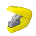 Plus Needle-free stapler paper clinch mini yellow (Japan import)
