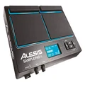 Alesis Sample Pad 4 | Compact Percussion and Sample Triggering Instrument with 4 Velocity Sensitive Pads, 25 Drum Sounds and SD/SDHC Card Slot,Black