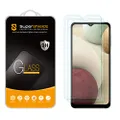 Supershieldz (2 Pack) for Samsung Galaxy A12 Tempered Glass Screen Protector, Anti Scratch, Bubble Free