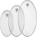 Remo PP-0980-BE Emperor Clear Tom Drumhead Pack - 10", 12" & 14"