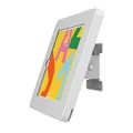 Beelta Tablet Wall Mount for 10.2 inch iPad 7 8 9 Key Lock Security, Metal, White, BSW101T