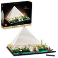 LEGO Architecture Landmark Collection Great Pyramid of Giza 21058 Building Set; Collectible Model for Adults (1,476 Pieces)