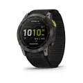 Garmin Enduro 2, Ultraperformance multisport GPS watch w/Power Sapphire, Black