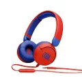 JBL JBLJR310RED Kids On-Ear Headphones, Red,One Size