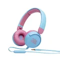JBL JBLJR310BLU Kids On-Ear Headphones, Blue,One Size