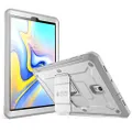 SupCase Unicorn Beetle Pro Series Case Design for Galaxy Tab A 10.5, with Built-in Screen Protector Kickstand Hybrid Case for Samsung Galaxy Tab A 10.5 (SM-T590/T595/T597) 2018 Release (White)