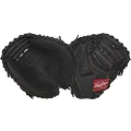 Rawlings Renegade Series 31.5" CM 1-Piece Web Youth Catchers Mitt Left Hand Throw, Black Red