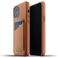 Mujjo Full Leather Wallet Case for iPhone 12/12 Pro (Tan)