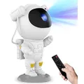 Astronaut Star Projector Kids Night Light with Timer, Remote Control and 360° Adjustable Design Galaxy Nebula LED Light Ceiling Projector for Decorating Bedroom,Home Theater,Study and Playroom