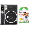 Fujifilm Instax Mini 40 Instant Film Camera with Twin Film Pack (20 Exposures) Bundle (2 Items)