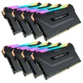 CORSAIR VENGEANCE RGB PRO 256GB (8x32GB) DDR4 3200 (PC4-25600) C16 Desktop memory–Black