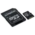 Kingston Canvas Select 64GB microSDHC Class 10 microSD Memory Card UHS-I 80MB/s R Flash Memory Card with Adapter (SDCS/64GB)