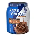 Whey Protein Powder by Pure Protein, Gluten Free, Rich Chocolate, 1.75 lbs, 2 Pack