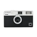 KODAK EKTAR H35 Half Frame Film Camera, 35mm, Reusable, Focus-Free, Lightweight, Easy-to-Use (Black) (Film & AAA Battery are not Included)