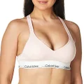 Calvin Klein Women's Modern Cotton Lightly Lined Bralette, Nymph'S Thigh, Small