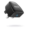 Anker Nano USB C Plug, 20W PIQ 3.0 Durable Compact Fast Charger, PowerPort III USB-C Charger for iPhone 12/12 mini/12 Pro/12 Pro Max/11, Galaxy, Pixel 4/3, iPad Pro (Cable Not Included) (Black)