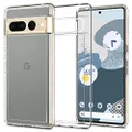 Spigen Ultra Hybrid Crystal Clear Back Cover Case Compatible with Google Pixel 7 Pro (Crystal Clear | TPU+PC)