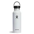 Hydro Flask Standard Mouth Bottle with Flex Cap White 18 oz
