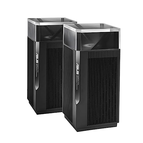 ASUS ZenWiFi Pro XT12 AX11000 Tri-Band WiFi 6 Mesh WiFi System (2 pack), Black (XT12(2-PK))