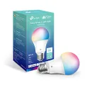 TP-Link New Kasa Smart Bulb, Full Color Changing Dimmable Smart WiFi Light Bulb Compatible with Alexa and Google Home, A19, 9W 800 Lumens,2.4Ghz only, No Hub Required, 1-Pack (KL125), Multicolor