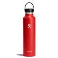 Hydro Flask 24 Oz Standard Mouth with Flex Cap or Flex Straw Lid - Insulated Water Bottle