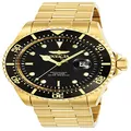 Invicta Men's Pro Diver Quartz Watch with Stainless Steel Strap, Gold, 22 (Model: 25717)