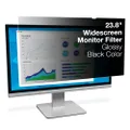 3M Privacy Filter for 23.8 in. Widescreen Monitor (PF238W9B),Black