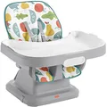 Fisher-Price SpaceSaver Simple Clean High Chair Pearfection, portable baby-to-toddler dining chair and booster seat with easy clean up features [Amazon Exclusive]