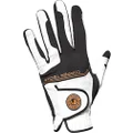 Copper Tech Gloves Men's Golf Glove with All Weather Honeycomb Grip, One Size, White/Black
